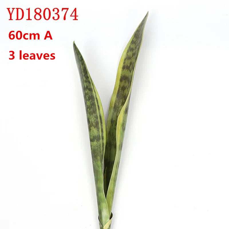 plantes artificielles vertes feuilles tropicales moderne decoration intérieure extérieur aloe vera sansevieria branches longues