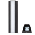 applique murale led noire ip65 contemporaine aluminium étanche 4w 110240v