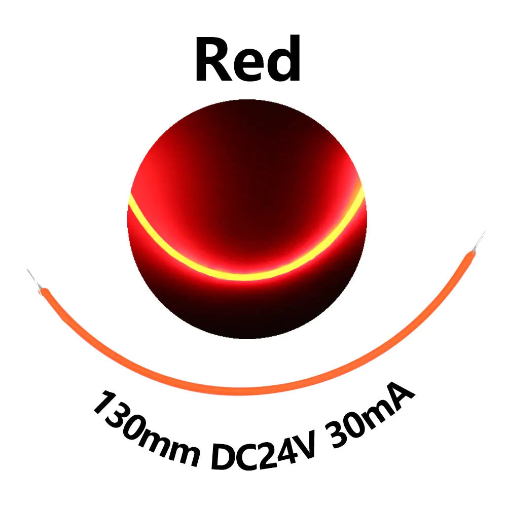 décoration led flexible 130mm jaune rouge vert bleu blanc moderne minimaliste