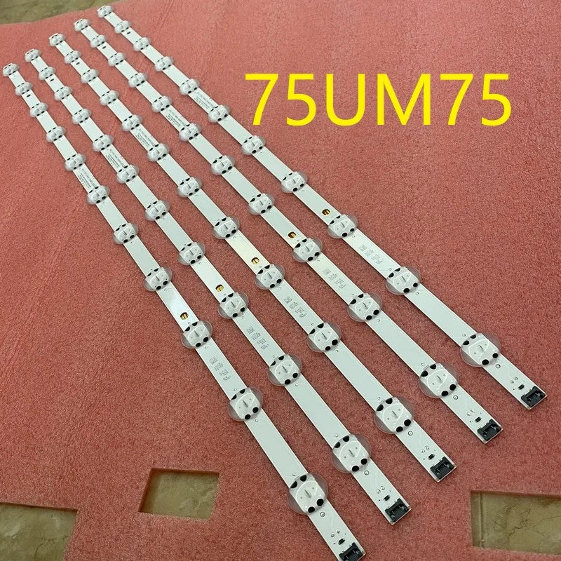 barres rétroéclairage led blanc moderne aluminium lisse sans câble fixe bluetooth non