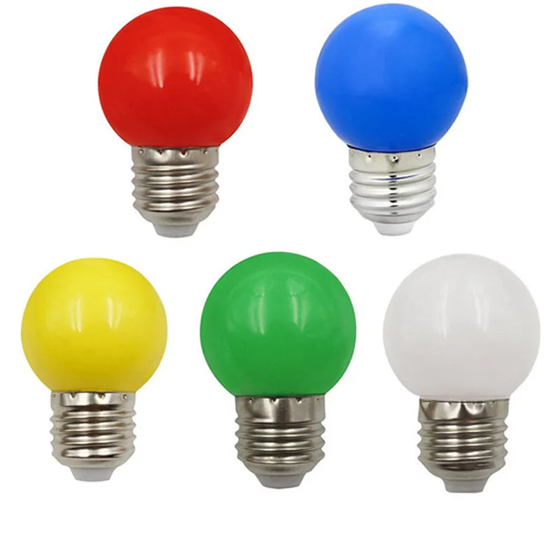 ampoule led décorative sphérique culot e27 couleur changeante rgb maison moderne fête