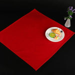 serviette rouge imprimée floral adhésive moderne usage maison restaurant