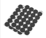 protecteurs meubles adhésifs mousse eva noir tissu petits points pratique utilitaire 12pcs rond 30pcs