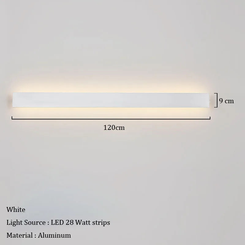 lampe murale moderne led marron clair noir blanc vis fixe minimalisteflux lumineux variable