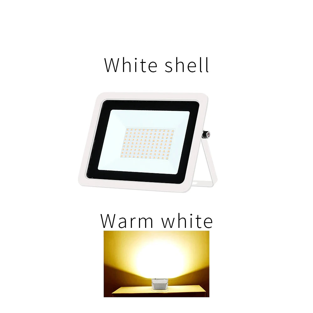 projecteur led 10w 30w 50w 100w blanc mat moderne certifications vde ul ccc