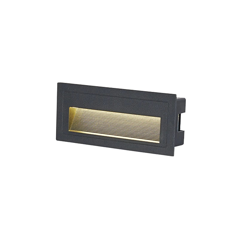 applique murale led contemporaine noire dorée texture mat