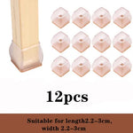 protège pieds chaise silicone antidérapant protection sol feutre moderne adhésif beige marron noiriaux