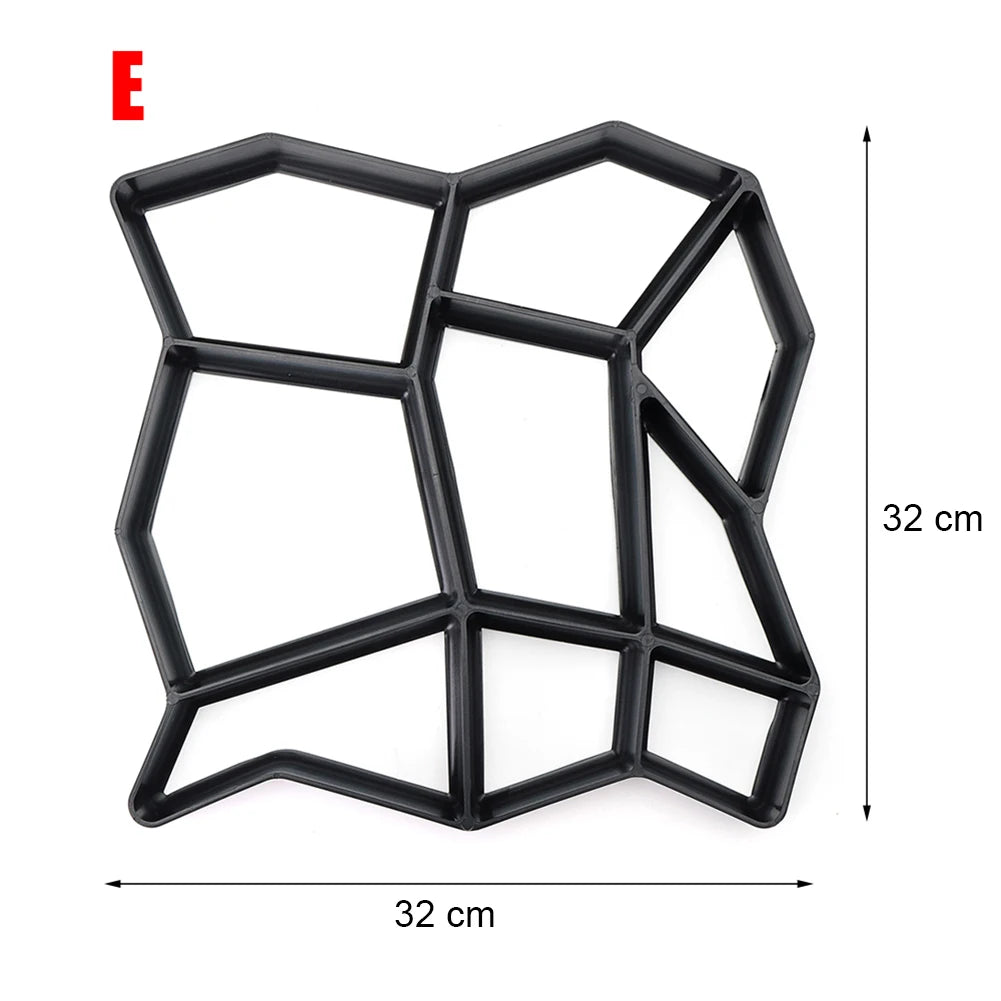 moule pavés hexagonaux moderne noir géométrique pratique réutilisable guide d'utilisation
