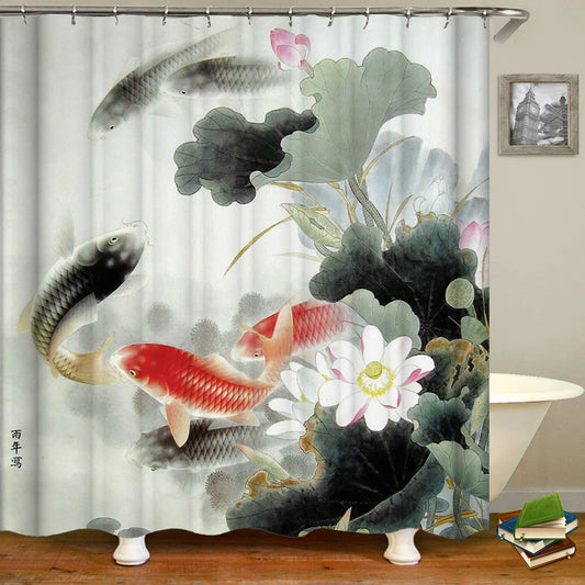 Rideau de douche occultant en polyester