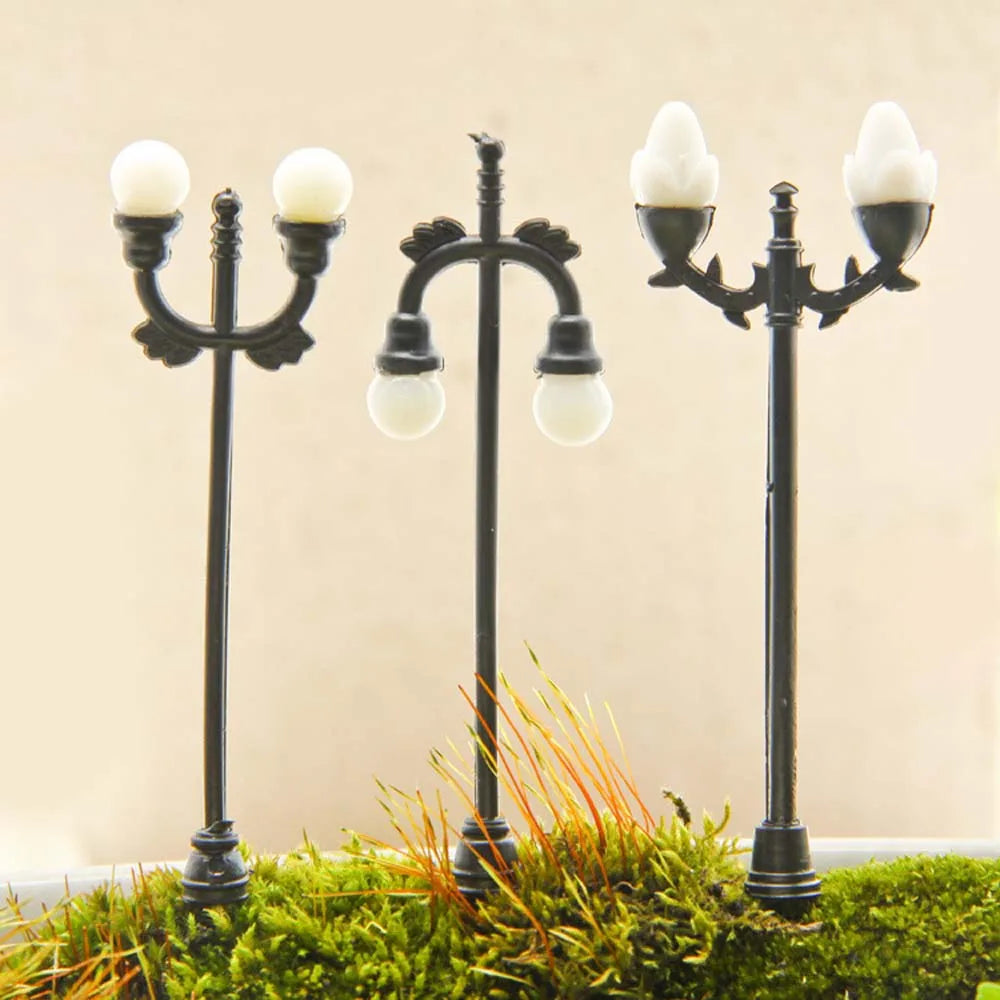 lampe miniature artificielle noire décoration maison bricolage artisanal classique moderne chambre