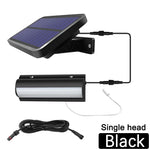 lampe solaire suspendue moderne interrupteur noir bleu panneaux solaires led clips