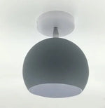 lampe suspension vert moderne minimaliste nordique matériau métal interrupteur bouton
