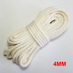 corde coton tissée rustique 100 naturelle 2mm 80m rouleau écologique haute ténacité blanc