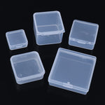 Boîte de rangement carrée en plastique PP vue de dessus