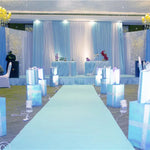 tapis cérémonie blanc uni classique décoration mariage allée fête blanc