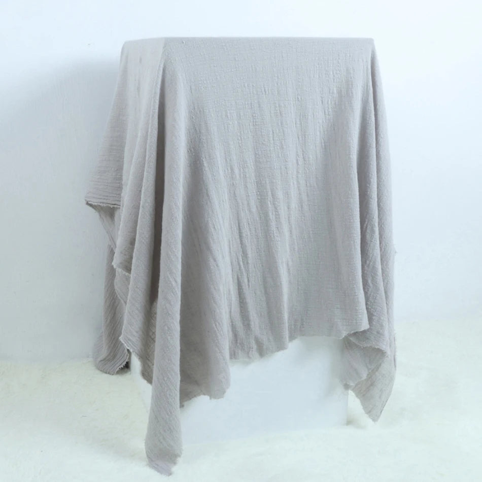 serviettes table coton gris clair moderne minimaliste texture douce 52 po largeur