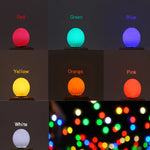 ampoules led colorées rouge blanc vert bleu jaune orange rose opalescentes moderne chambre