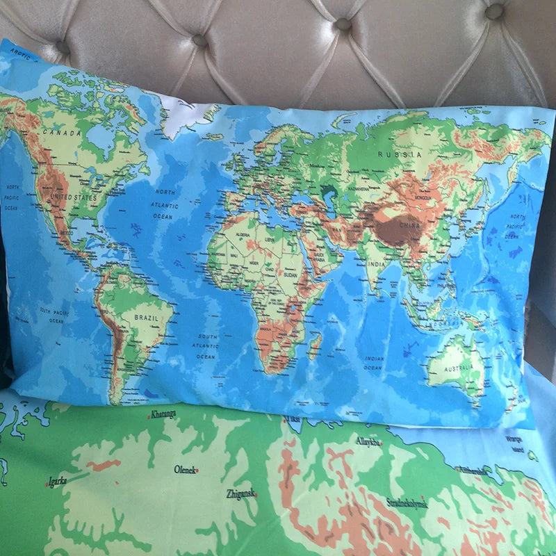 Set de literie 3 pièces polyester imprimé