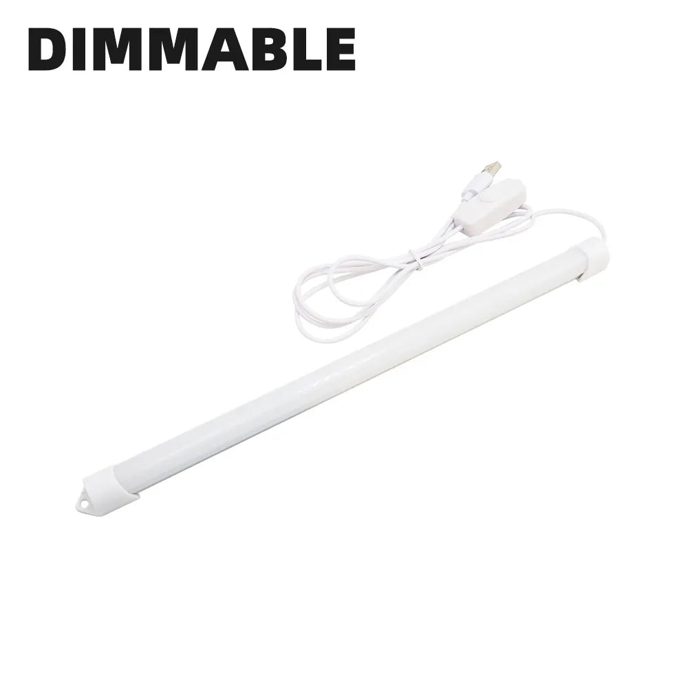 ruban led blanc moderne adhésif 5w dimmable 32cm câble usb 2mètres