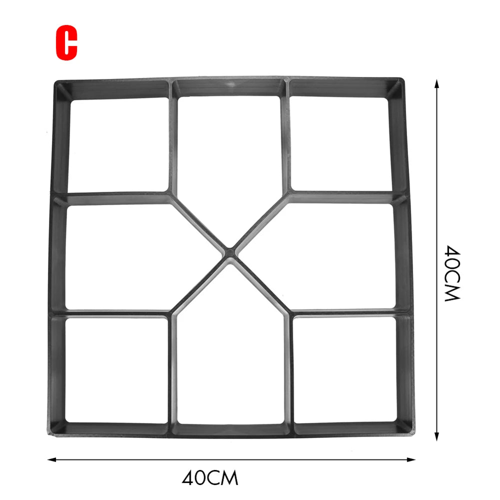 moule pavés hexagonaux moderne noir géométrique pratique réutilisable guide d'utilisation