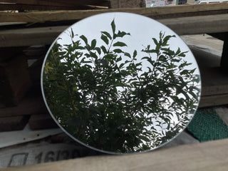 miroir rond acrylique argenté moderne 111cm 71cm 82cm 86cm décoration intérieure élégant sécuritaire