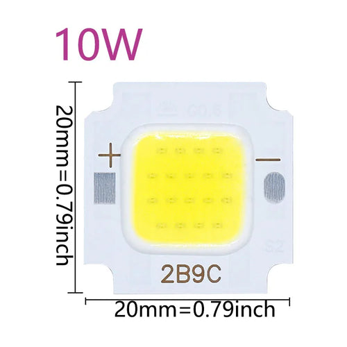 puce led cob haute puissance blanc chaud projecteur ampoule diy électronique composants électronique