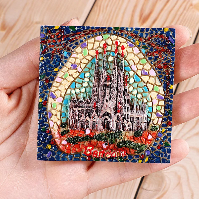 souvenirs aimants réfrigérateur scènes urbaines paysages culturels personnages belgique berlin grèce russie espagne praguechine