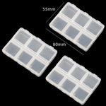 boîtes rangement bijoux transparentes modernes 24 compartiments clips pratiques écologiques