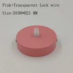disques suspension or noir argent rose modernes vis tige fixation plaque fixation