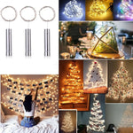guirlande led forme bouteille vin vert argenté filament spiral moderne noël mariage