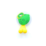 porte brosses dents animaux rose vert blanc jaune suction mur decoratif enfants