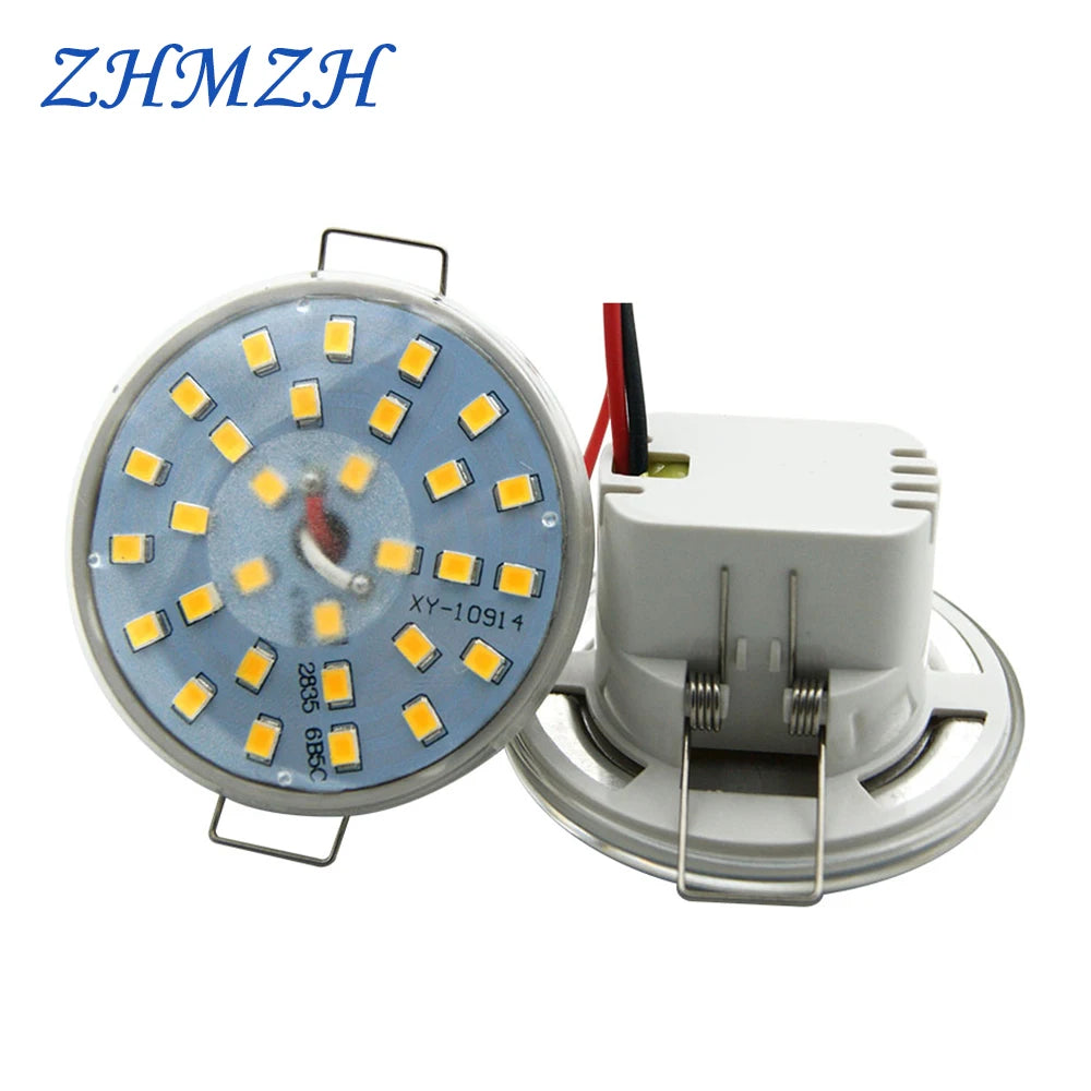 Spot LED encastrable 3W 5W 6W gris métallique noir moderne minimaliste clips câbles