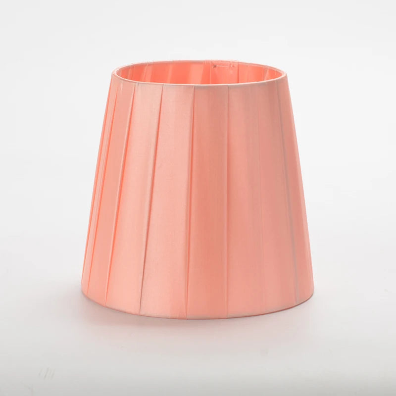 abat jour moderne tissu rayures plissées blanc rouge rose bleu violet vert doré