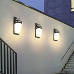 applique murale moderne noir lumière chaude autonome minimaliste éclairage ledintérieurextérieurhydrofuge