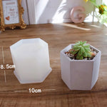 moule silicone pot plante carré rond reutilisable moderne gris mat opacité