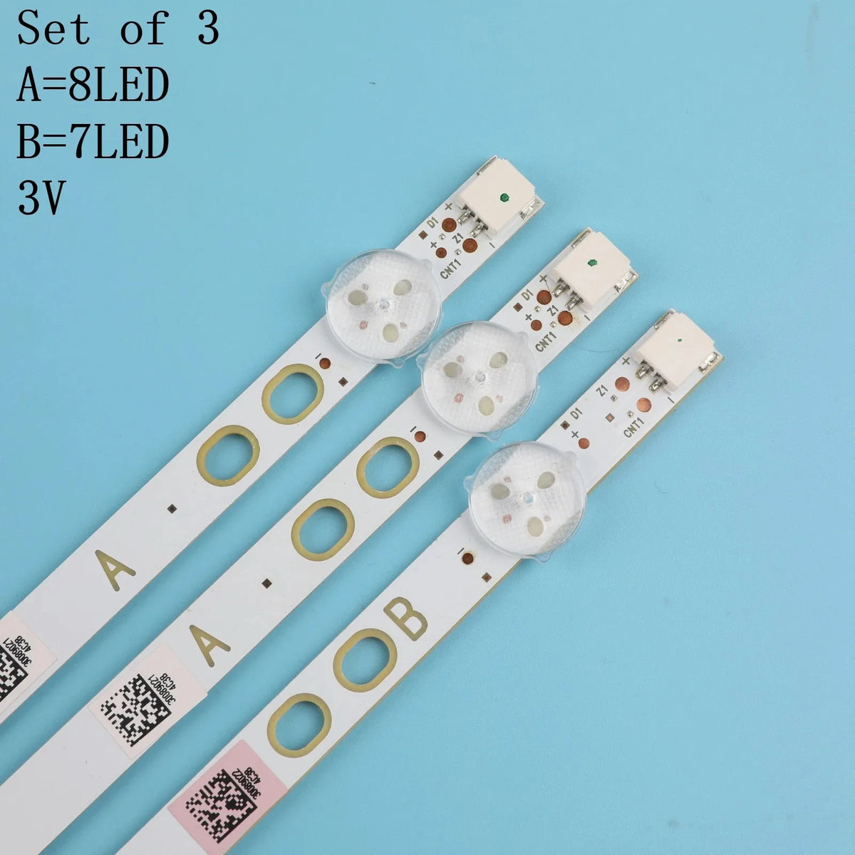 éclairage spécial moderne bandes led 40 cm diodes aluminium blanc