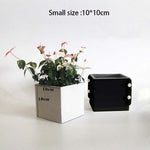 moule silicone pot plante carré rond reutilisable moderne gris mat opacité