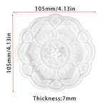 moulages silicones transparents coques fleurs motifs decoratifs table maison epoxy