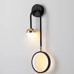 lampe murale moderne noire dorée éclairage cuisine chambre entrée 249lm 5m²