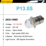 ampoule led blanc chaud 12v 100lm moderne compact adhésif transparent lampe poche torche travail