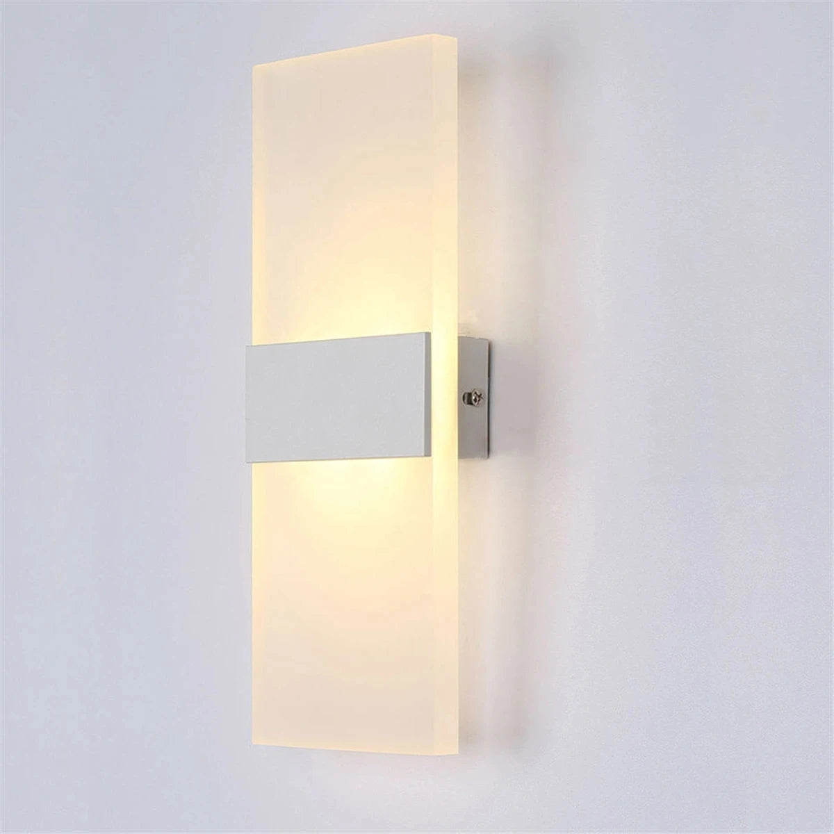 applique murale moderne blanc noir rectangulaire ovale adhésive éclairage chambre salon étude entrée led