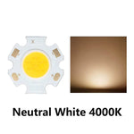 puces led cob 3w 5w 7w 10w blanc neutre froid adhésif hautes performances 300ma