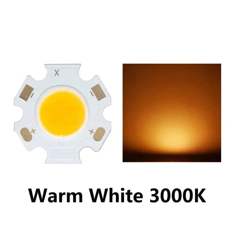 puces led cob 3w 5w 7w 10w blanc neutre froid adhésif hautes performances 300ma