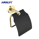 accessoires salle bains or noir moderne élégants porte serviettes savon gobelet papier wc élégance