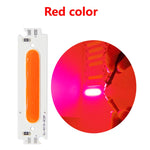 lampe led moderne 60x37mm orange bleu vert blanc connecteurs électriques 2000 lumens 20000h