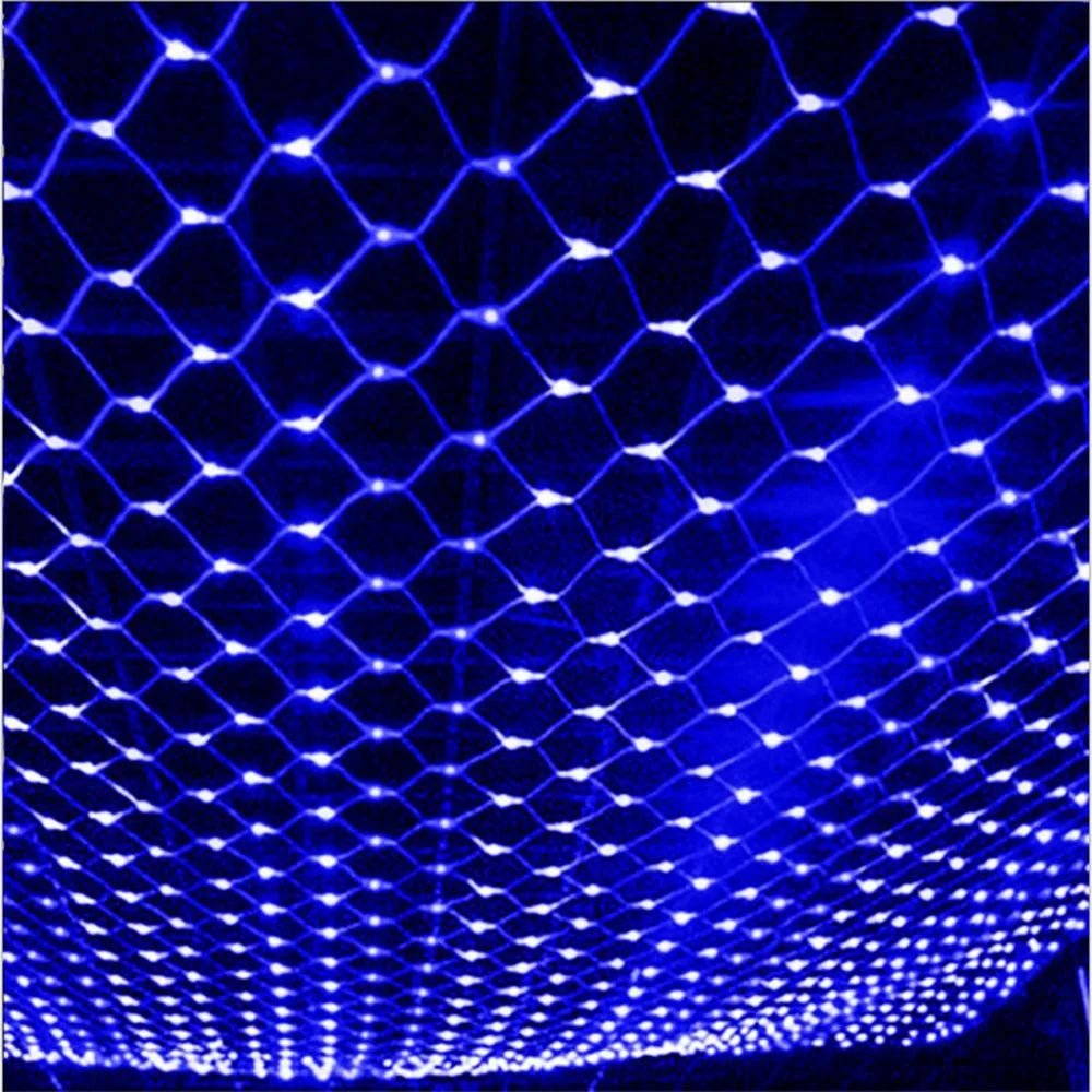 filet lumineux led blanc chaud noel moderne clips câbles decoration extérieure