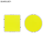 Panneau led jaune mat moderne adhésif 50w 12v blanc chaud froid 2000lm