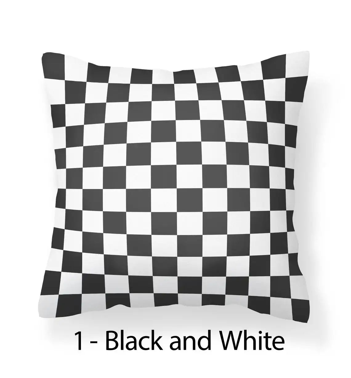 housse coussin velours carreaux vert clair blanc moderne nordique décoration intérieure lit canapé salon