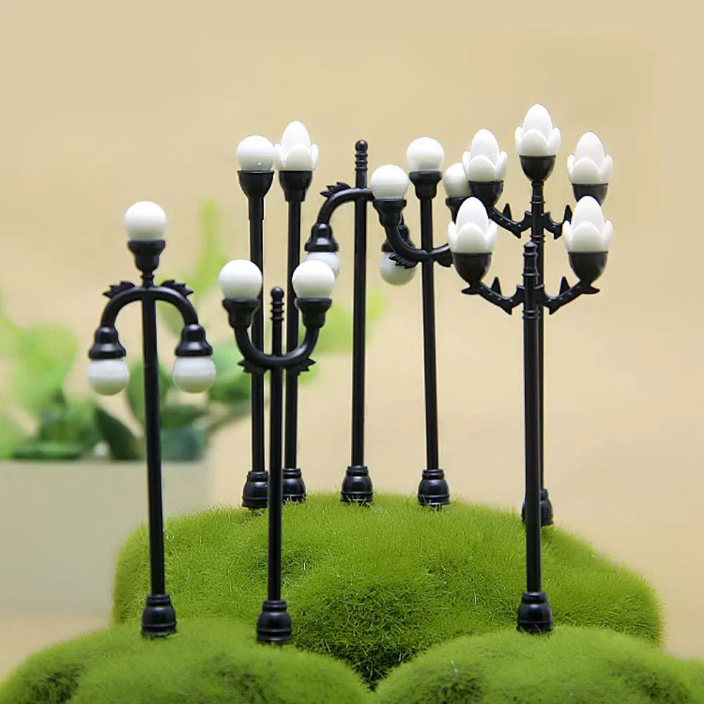 lampe miniature artificielle noire décoration maison bricolage artisanal classique moderne chambre