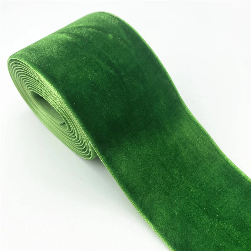 ruban velours polyester classique bleu jaune rose vert rouge noir blanc decoration mariage emballage